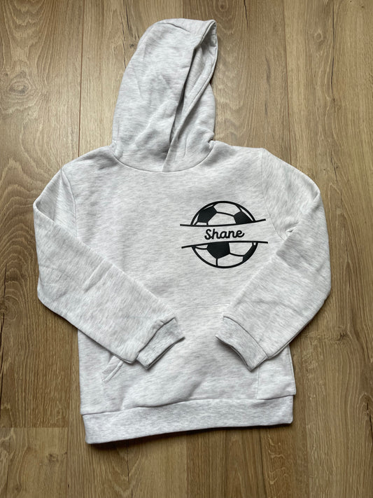 Hoody met afbeelding en naam.